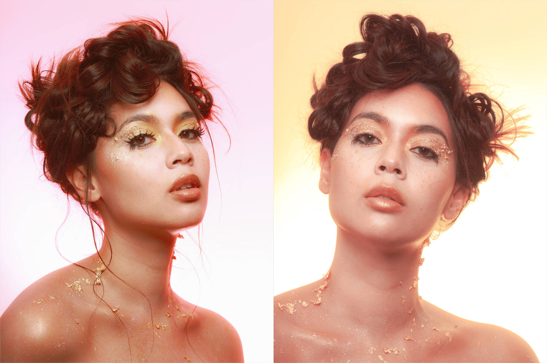 Model: Pila Leroy  /  Make-Up: Cassy / Hair: Beata Bourillon / Jean-Michel Nguyen Beauty