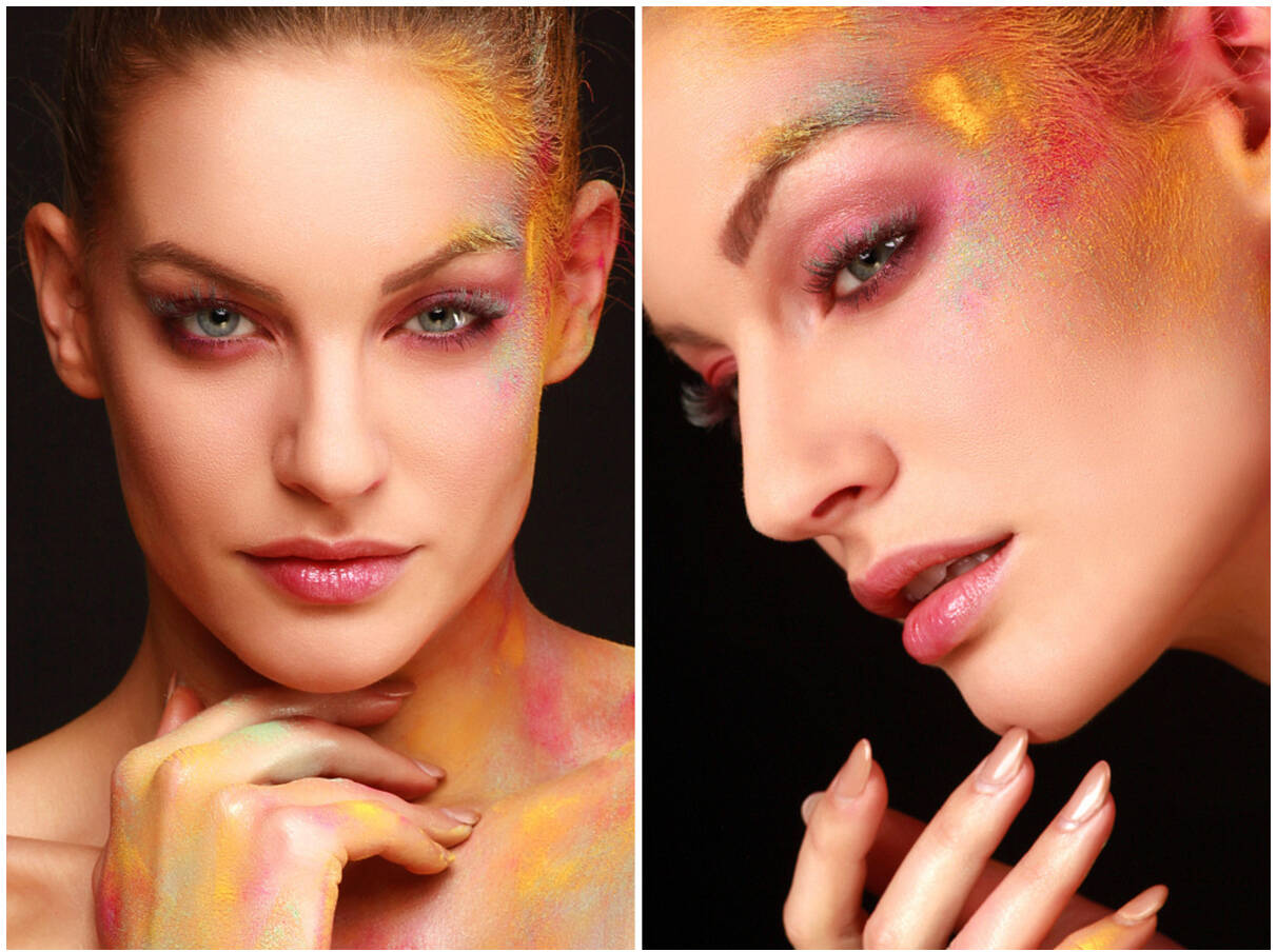 Model: Natascha Bintz  /  Make-Up and Hair: Jesahel / Jean-Michel Nguyen Beauty