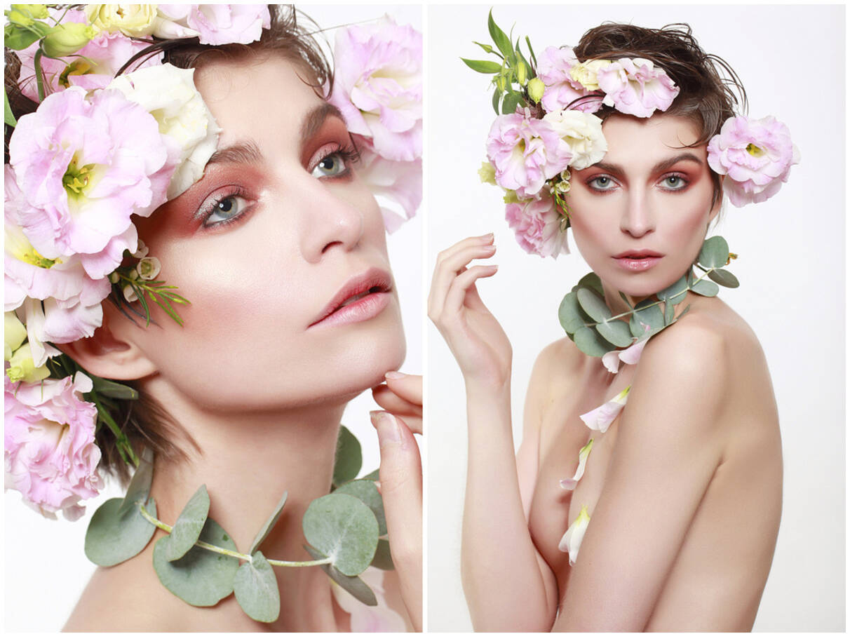 Model: Claire Bourgouin  /  Make-Up and Hair: Keren Tejones / Jean-Michel Nguyen Beauty
