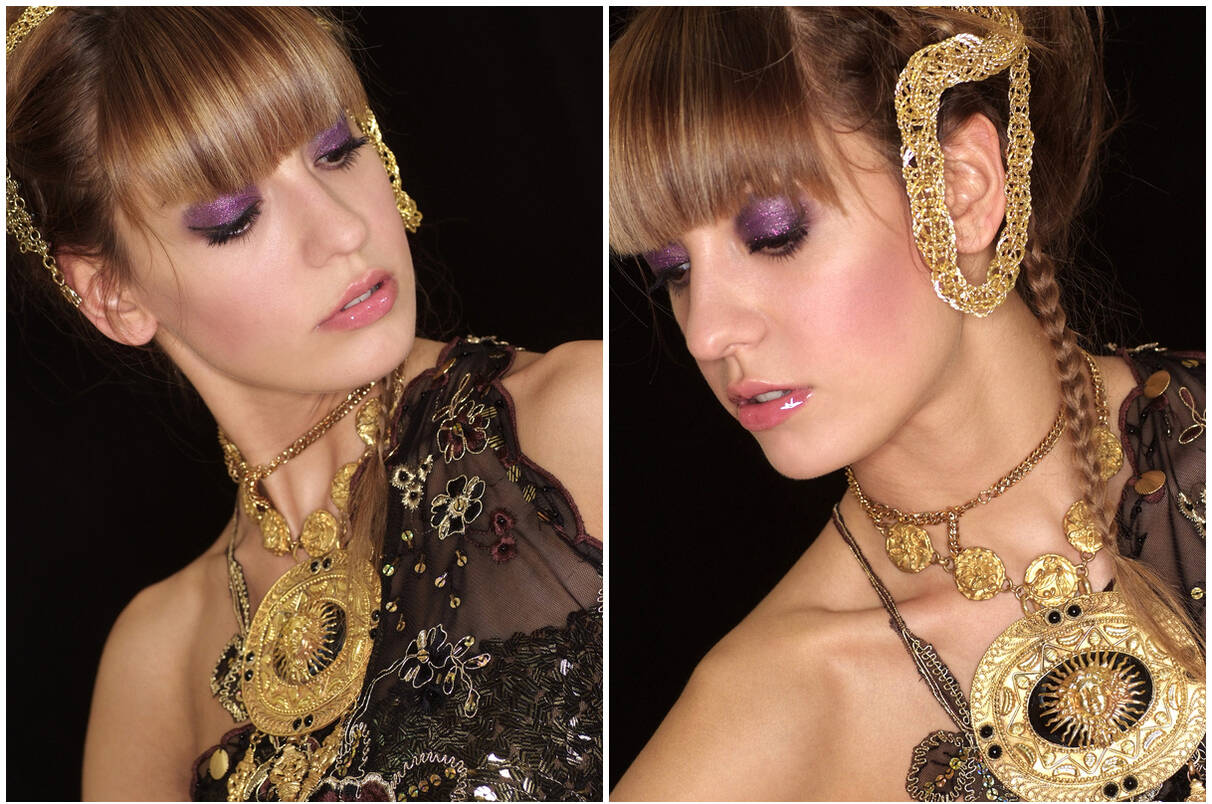 Model: Méa Lipsky  /  Stylist: Sandrine Belotti Couture / Jean-Michel Nguyen Jewelry